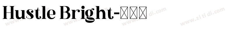 Hustle Bright字体转换